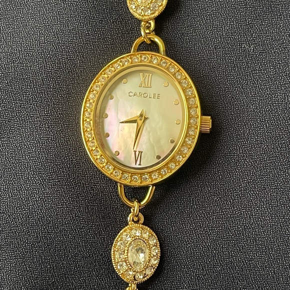 Carolee Pave Diamond Bracelet Watch main image 5